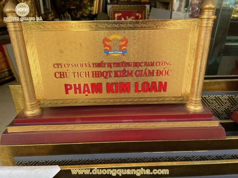 Biển Chủ Tịch HĐQT