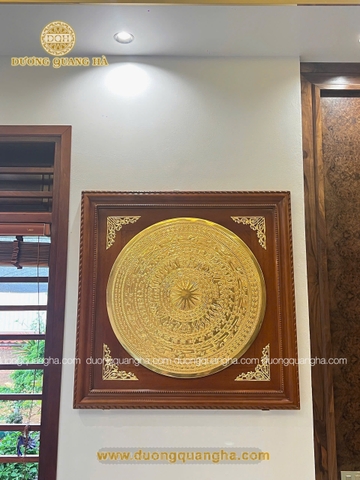 Mặt trống 80cm dát vàng