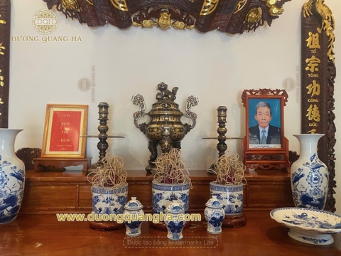 Bộ đồ thờ khảm cao cấp