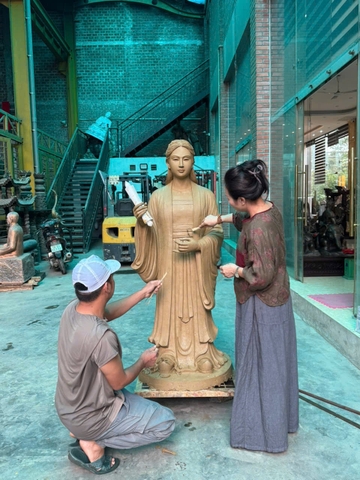 Tạo Mẫu Đất Để Đúc Tượng Đồng