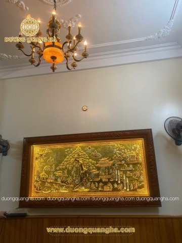 Tranh cội nguồn quê hương 2m3 x 1m2