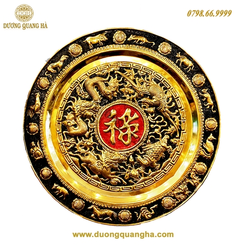 Mâm Tứ Linh Chữ Lộc