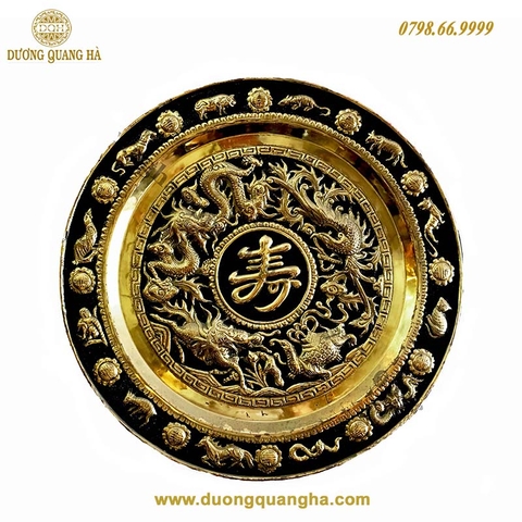 Mâm Tứ Linh Chữ Thọ