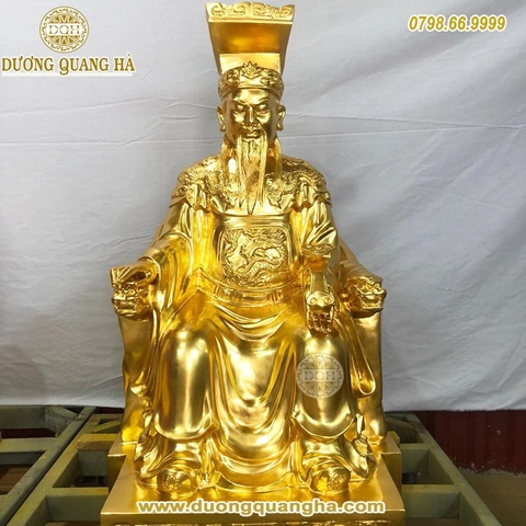 Tượng đồng Ngọc Hoàng dát vàng 9999