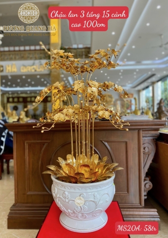 CHẬU LAN 3 TẦNG 15 CÀNH CAO 100CM