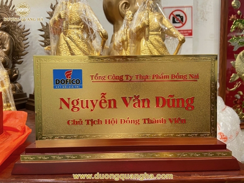 Biển Chức Danh Chủ Tịch