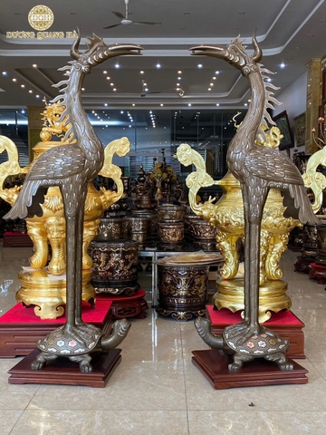 Hạc Ngậm Ngọc Khảm Tam Khí Cao 1m92