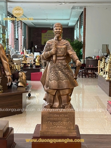Tượng Quốc Công Tiết Chế Hưng Đạo Đại Vương Trần Quốc Tuấn 70cm