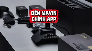 Siêu phẩm đèn  Mayin chỉnh App mẫu mới nhất, ngoại hình sang trọng, ánh sáng rực rỡ.