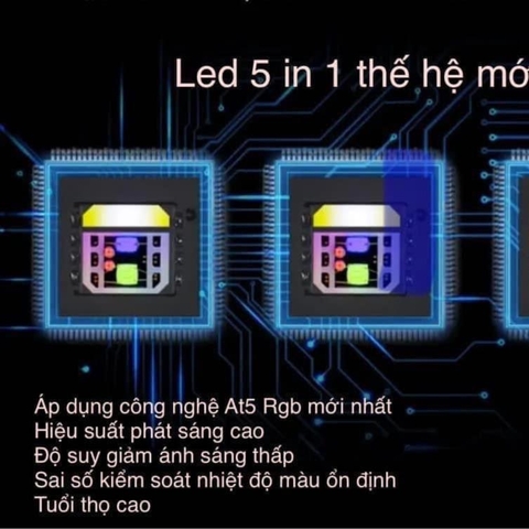 Đèn LED Netlea hệ AT5s RGB dành cho bể thủy sinh cao cấp – Chip đèn thế hệ mới, BH 3 tháng