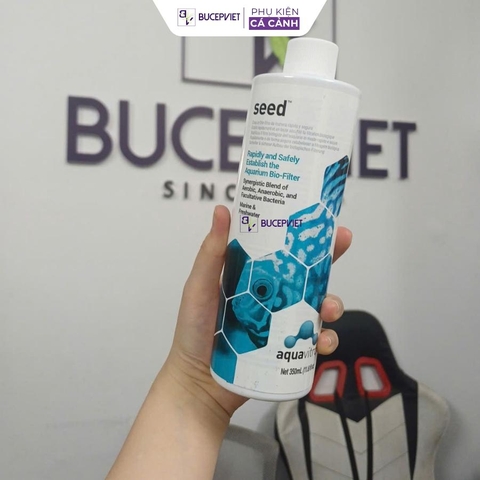 Vi sinh sống AquaVitro Seed 150ml/350ml - Xử lý NO2 NO3 Amoniac, khởi tạo hệ vi sinh hồ cá biển thủy sinh