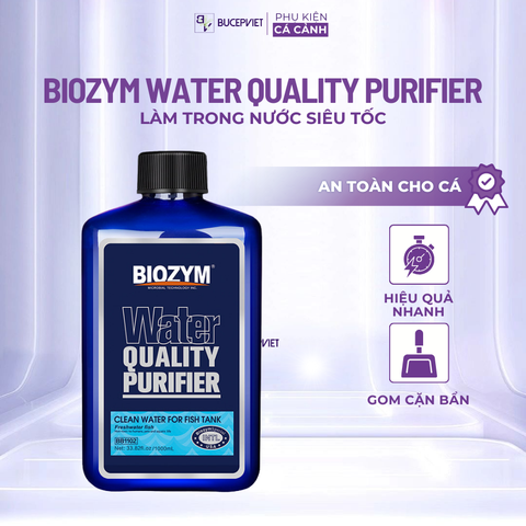 Biozym Water Quality Purifier làm trong nước chỉ sau 30 phút