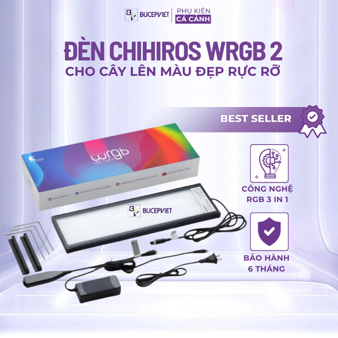 Đèn Led Thủy Sinh Chihiros WRGB 2 - Mắt Led Hoàn Hảo, Nịnh Màu Cá, Tốt Cho Cây Quang Hợp.