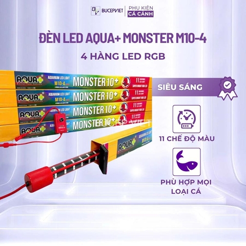 ĐÈN M104 AQUAPLUS 4 HÀNG BÓNG 11 CHẾ ĐỘ MÀU CHO BỂ CÁ CẢNH