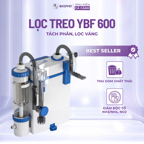 Lọc treo Sunsun YBF 600 có tách phân và lọc váng hiệu quả