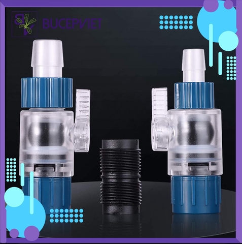 Khóa đôi Marine Double Tap - Van khóa nhanh cho lọc thùng thủy sinh, tháo lắp vệ sinh dễ dàng, lưu lượng ổn định