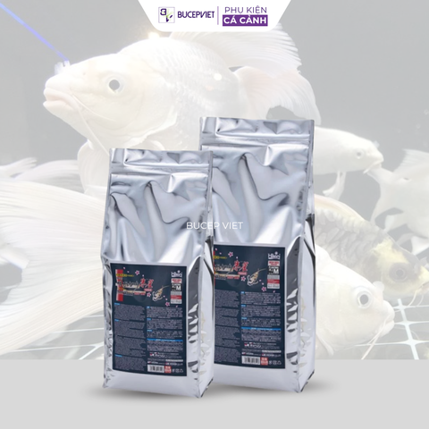 Cám Saki Hikari Deep Red siêu tăng màu cho cá chép, phi tần đỏ, cầu vồng, cá vàng cá thủy sinh