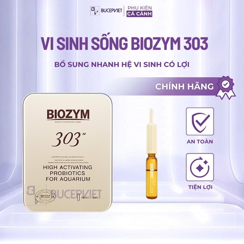 Hộp 5 ống 303 - Vi sinh sống cho bể cá, bể thuỷ sinh
