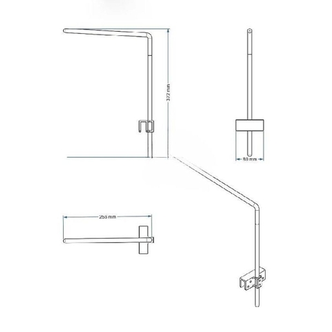 Giá treo đèn Week Tròn dùng cho đèn V Series, M Series, L Series