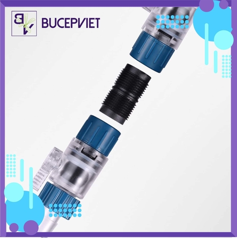 Khóa đôi Marine Double Tap - Van khóa nhanh cho lọc thùng thủy sinh, tháo lắp vệ sinh dễ dàng, lưu lượng ổn định