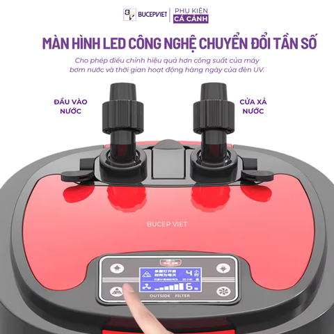 Lọc thùng Sunsun ZW 3000 cho bể thủy sinh, cá cảnh