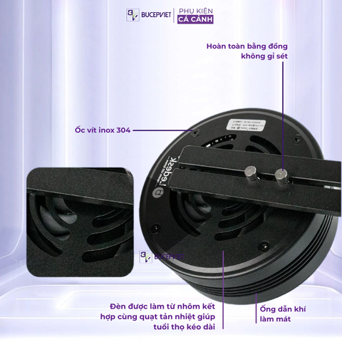 Đèn thủy sinh Ledesk, Dòng đèn hoàn hảo cho bể cá cảnh Biotope