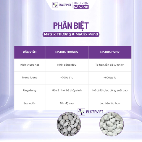 Thùng Nguyên 20LIT Matrix cho bể thủy sinh