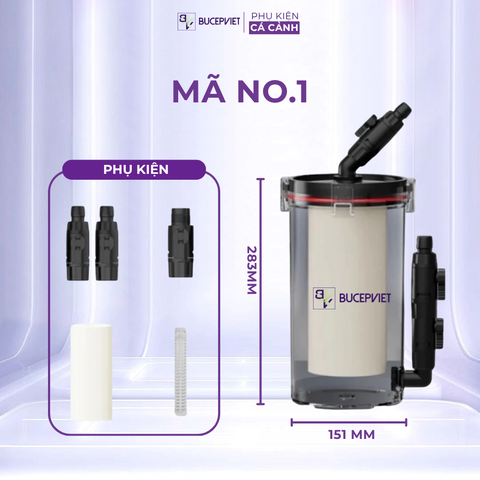 Lọc phụ Netlea cao cấp - Làm sạch cho bể cá cảnh, giữ bụi mịn tốt, dễ vệ sinh