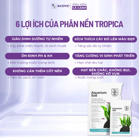 Phân nền TROPICA – Aquarium Soil 9L