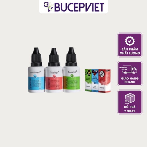 Anti Stress và Parakill, Toptop - Toptop xử lý nấm trắng, ký sinh trùnġ và tóp bụng