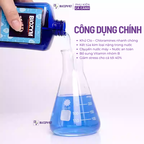 Biozym Safe Water – Khử Clo, Ammonia và kim loại nặng
