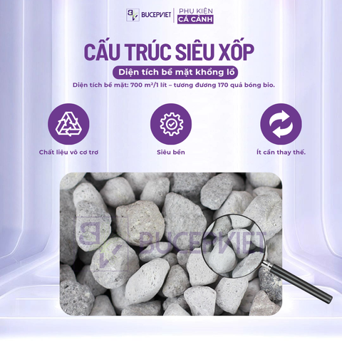 Thùng 20 lít Seachem Matrix Pond có tem Sicavi - Vật liệu lọc xử lý tạp chất, nuôi cấy vi sinh làm trong nước hồ cá koi thủy sinh
