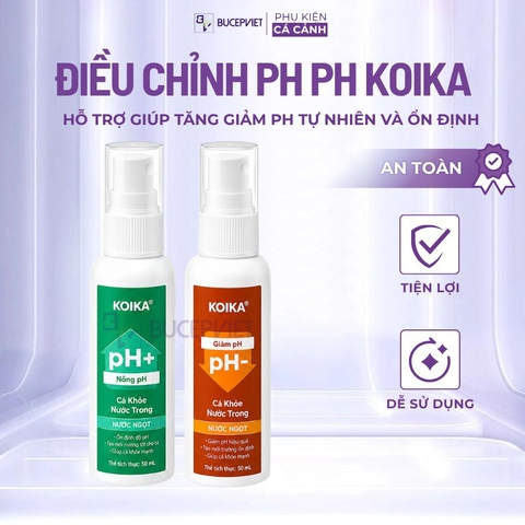 Tăng giảm pH Koika - Men vi sinh giúp tăng giảm pH tự nhiên và ổn định