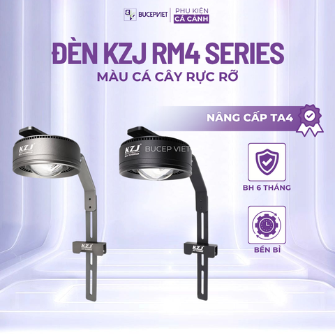 Đèn Led Thủy Sinh KZJ RM4 Series (Phiên bản nâng cấp TA4) - Giúp đánh màu cá màu cây rực rỡ, kết hợp phong cách Biotope huyền ảo
