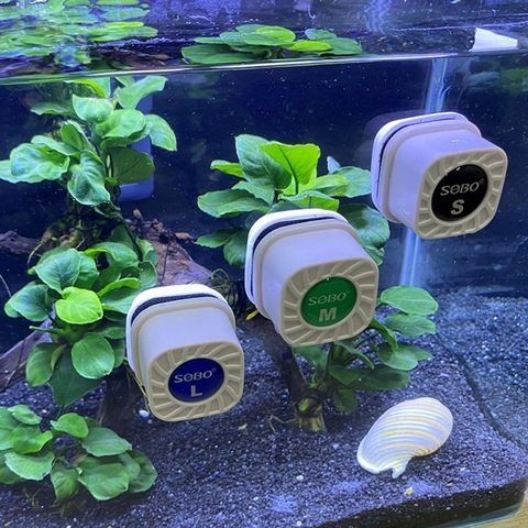 Cọ bể nam châm sobo yee mini siêu nhỏ tiện dụng- Dụng cụ  vệ sinh tảo bám kính cho bể cá cảnh thủy sinh