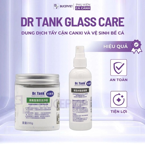 Dr Tank Glass Care - Dung Dịch Tẩy Cặn Canxi Và Vệ Sinh Bể Cá, Bể Thủy Sinh Hiệu Quả