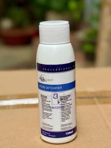 Pond Detox - Giảm Stress tức thì. Khử độc nước, NH3,NH4, Clo dư, Kim loại nặng, các chất độc cho hồ cá cảnh