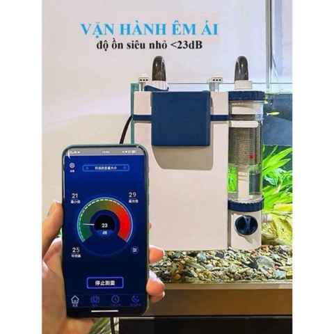 Lọc treo Sunsun YBF 500/600 - Tách phân, lọc váng xoay, tăng oxy và hỗ trợ làm trong nước bể cá
