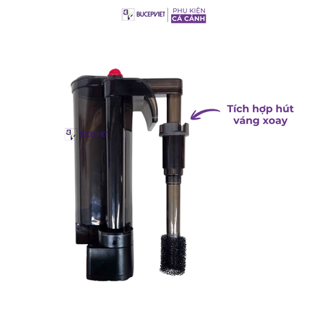 Lọc thác thế hệ mới HaiYang (Tích hợp lọc váng xoay) - Khoang lọc rộng rãi, mang đến hiệu năng xử lí nước mạnh mẽ