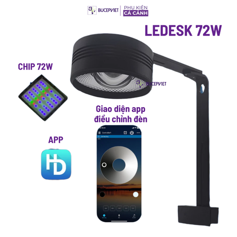 Đèn thủy sinh Ledesk, Dòng đèn hoàn hảo cho bể cá cảnh Biotope