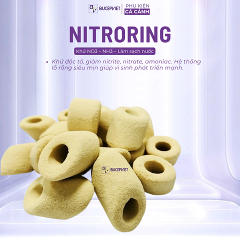 Túi  1L sứ lọc  Mountain Tree Nitro Ring 1 nhẫn nhỏ vật liệu lọc cao cấp khử NO2 nuôi vi sinh