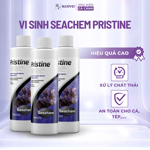 Vi sinh Seachem Pristine- phâ.n h.ủy phâ.n cá và chất hữu cơ