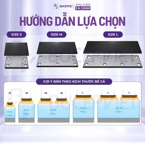 Đèn LED Skylight Hyperspot F 60W-120W - Đèn WRGB toàn phổ điều khiển WiFi, gom sáng mạnh, tăng màu cây thủy sinh và cá cảnh