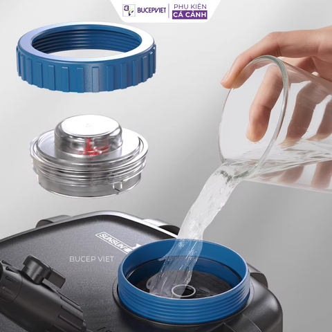 (Mẫu mới 2025) Lọc thùng tách phân Sunsun YWY 800 - tích hợp tách phân, lọc phụ, xả đáy