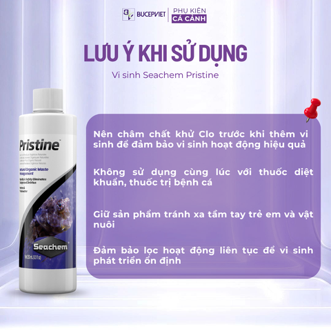 Vi sinh Seachem Pristine- phâ.n h.ủy phâ.n cá và chất hữu cơ