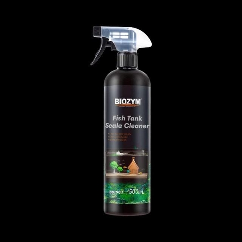 Xịt tẩy cặn bể cá, bể thuỷ sinh Biozym Fish Tank Scale Cleaner 500ml