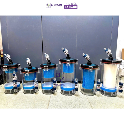 Lọc phụ Marine – Vỏ trong suốt, làm trong nước, lọc bụi bể cá, dễ vệ sinh (240A/B/C FI 12/16/20)