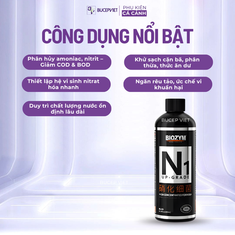 Vi sinh sống Biozym N1 đậm đặc và siêu mạnh