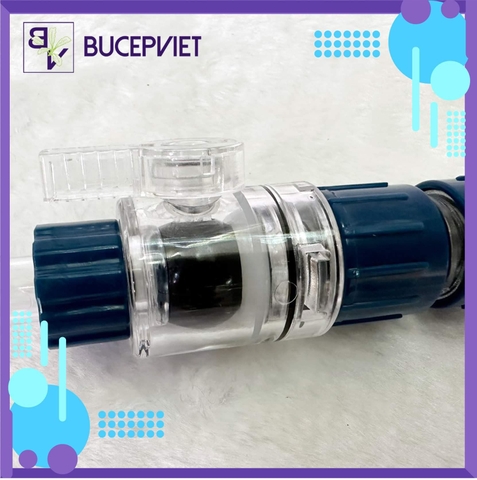Khóa đôi Marine Double Tap - Van khóa nhanh cho lọc thùng thủy sinh, tháo lắp vệ sinh dễ dàng, lưu lượng ổn định