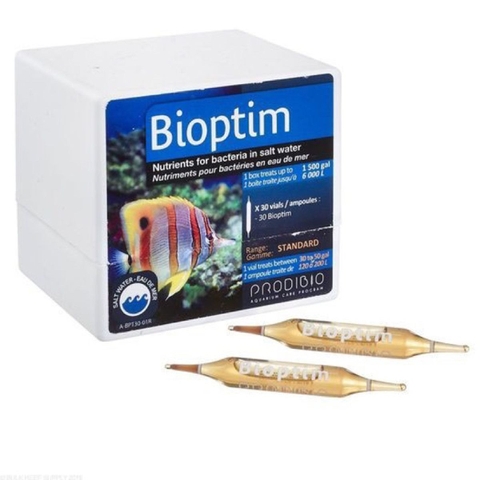 Thức ăn cao cấp cho vi sinh PRODIBIO BIOPTIM - Hỗ trợ cho sự phát triển mạnh mẽ của vi sinh hồ thuỷ sinh và hồ cá biển